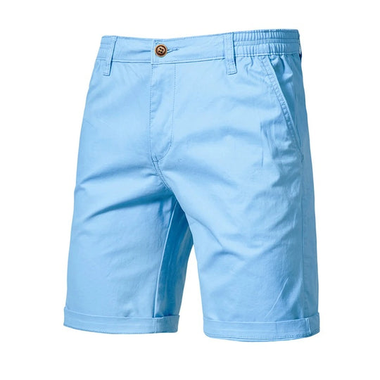 Short décontracté 100 % coton pour homme