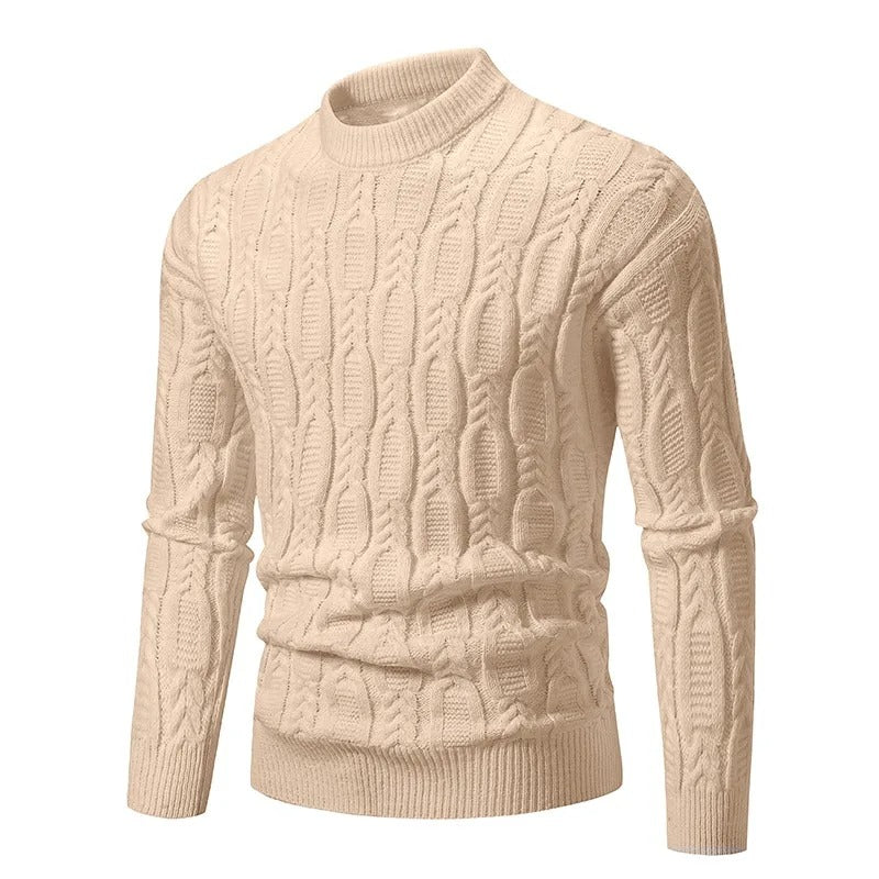 Pull décontracté tricoté doux pour hommes