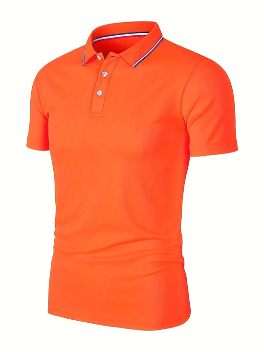 Polo décontracté respirant pour homme