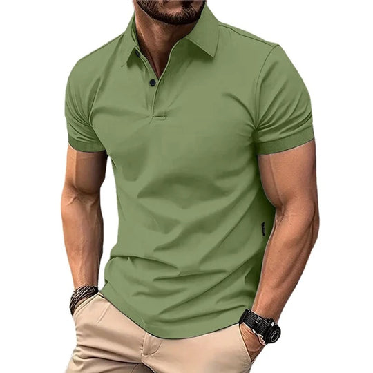 Polo léger décontracté pour homme