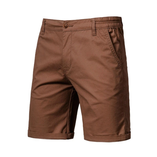 Short décontracté 100 % coton pour homme