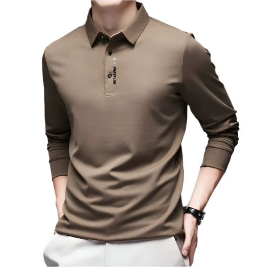 Chemise décontractée à manches longues pour homme