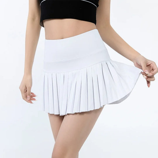 Jupe-short de tennis plissée pour femme