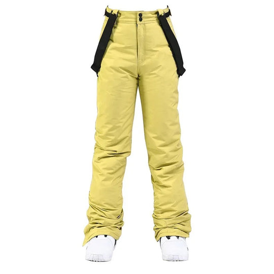 Pantalon à bretelles de ski d'hiver