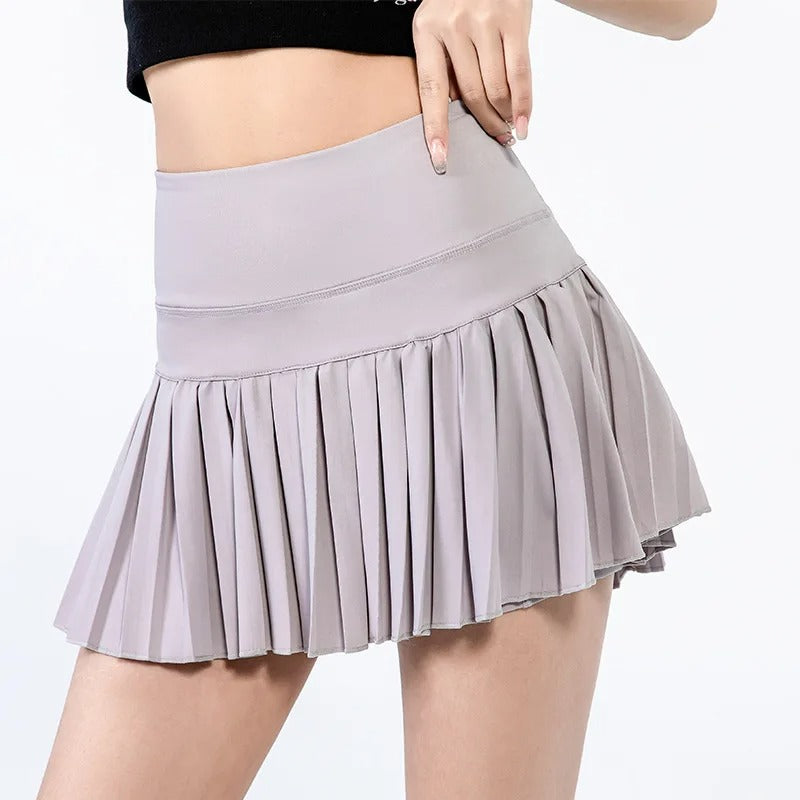 Jupe-short de tennis plissée pour femme