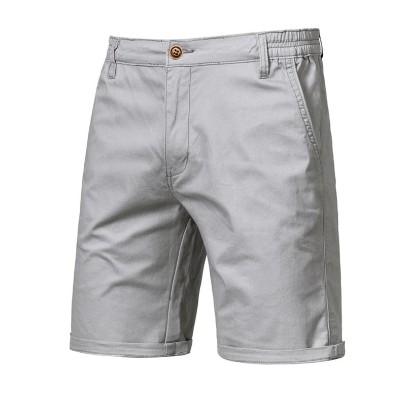 Short décontracté 100 % coton pour homme