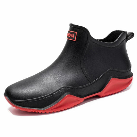 Bottines en caoutchouc antidérapantes imperméables