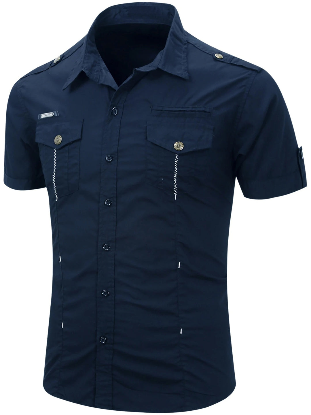 Chemise de travail tactique en coton pour homme