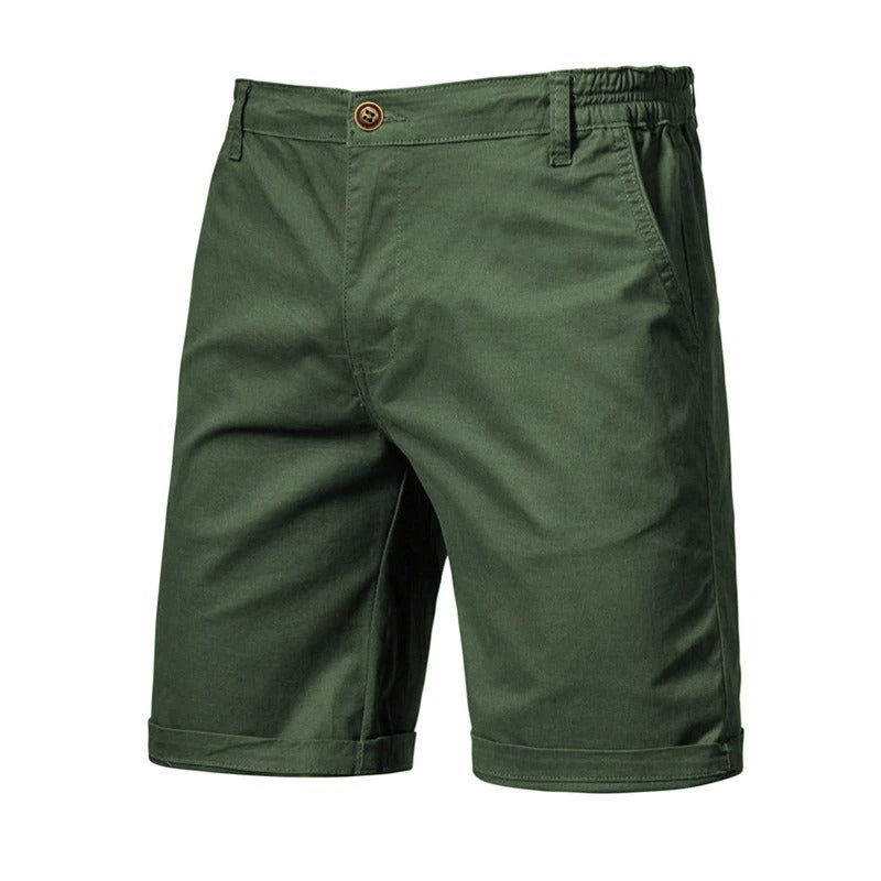 Short décontracté 100 % coton pour homme