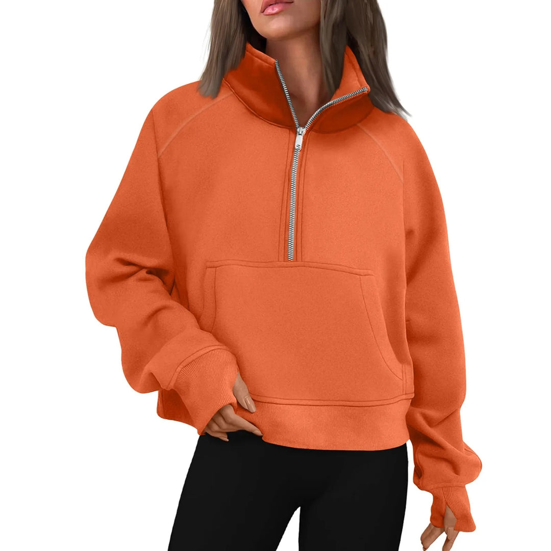 Veste polaire à col montant pour femmes