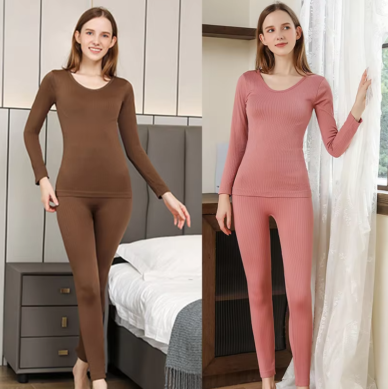 Haut thermique fin à manches longues pour femmes
