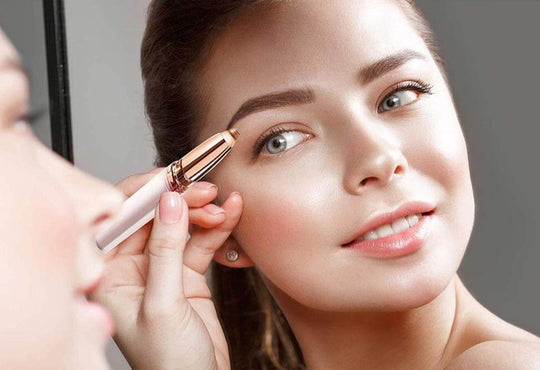 Tondeuse électrique LED pour sourcils