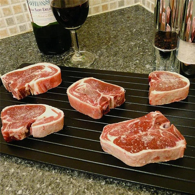 Plateau de décongélation de la viande en aluminium