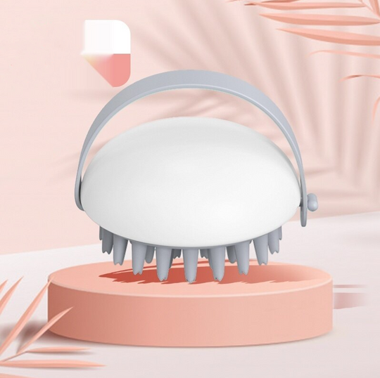 Brosse de douche pour le massage du cuir chevelu