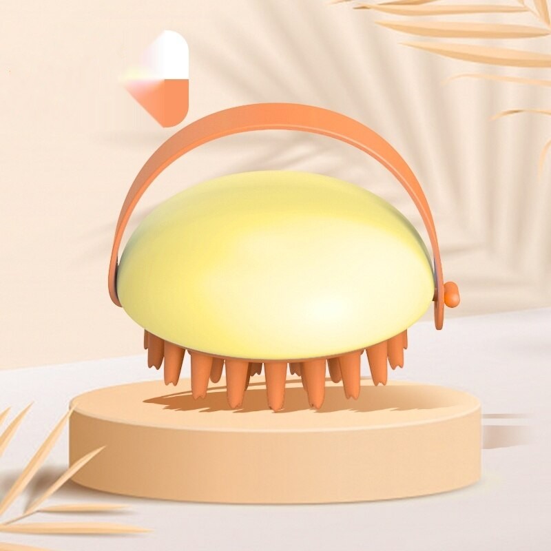 Brosse de douche pour le massage du cuir chevelu