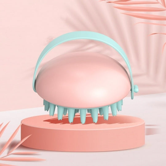 Brosse de douche pour le massage du cuir chevelu