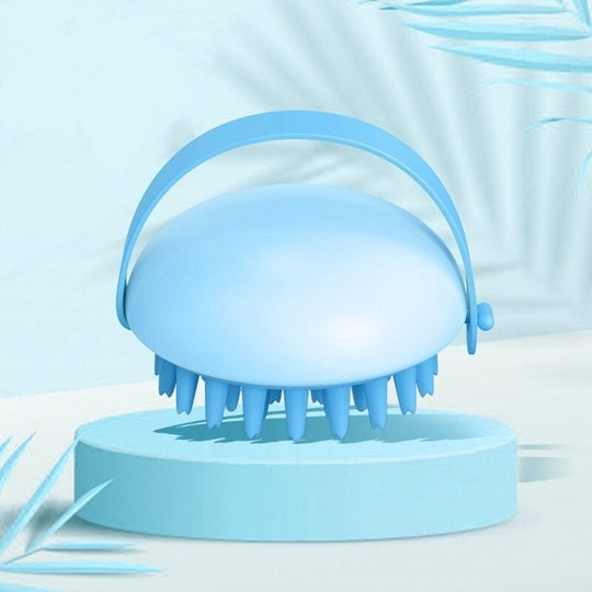 Brosse de douche pour le massage du cuir chevelu