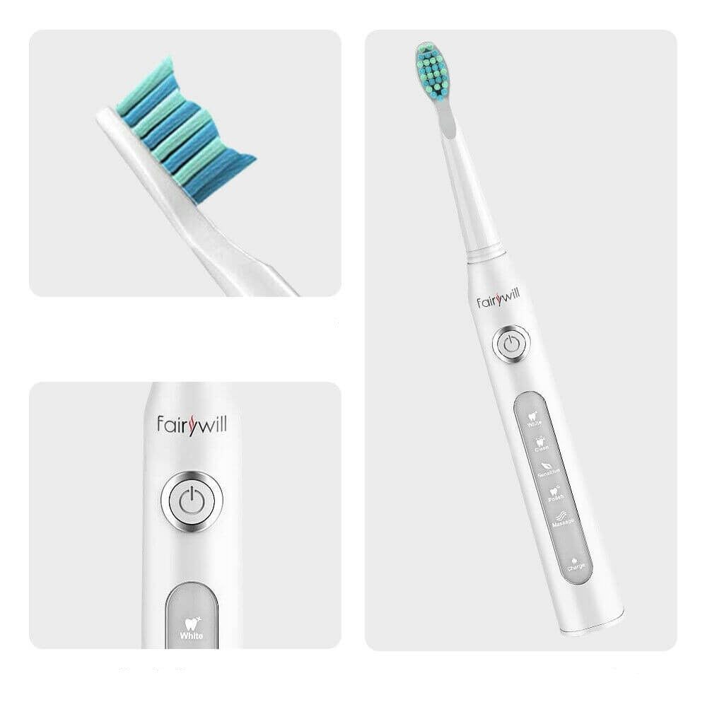 Brosse à dents électrique sonique rechargeable