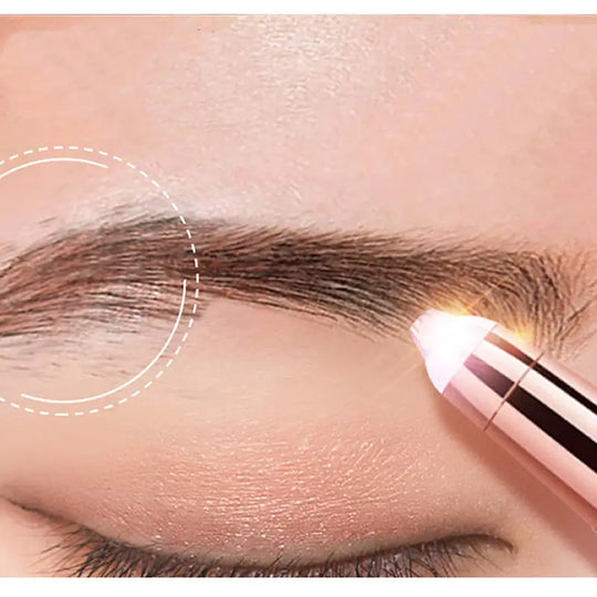 Tondeuse électrique LED pour sourcils