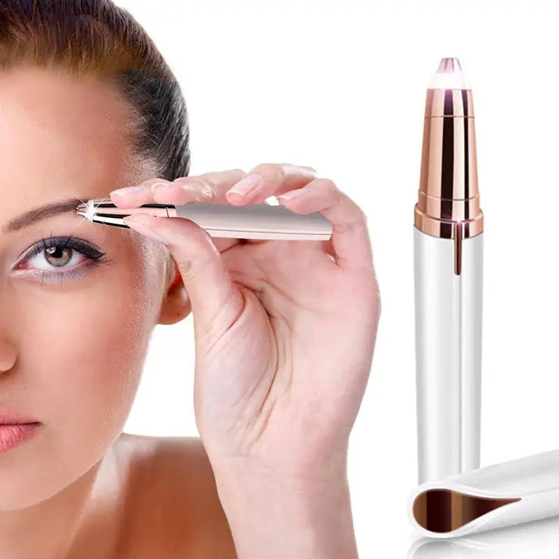 Tondeuse électrique LED pour sourcils