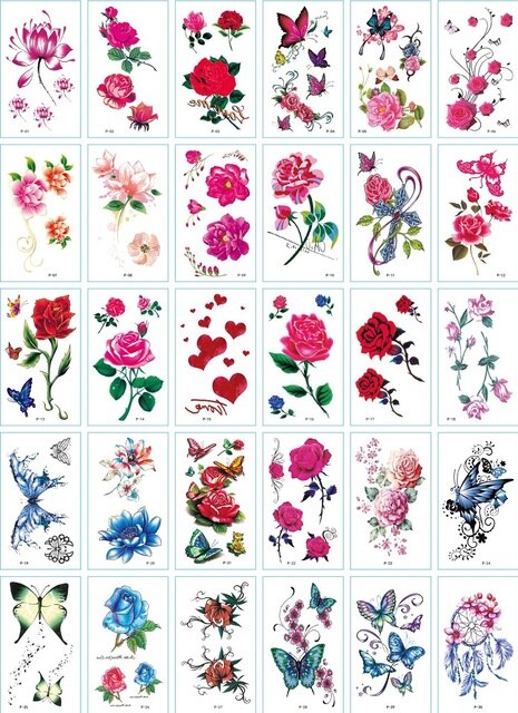 Stickers de tatouage 3D