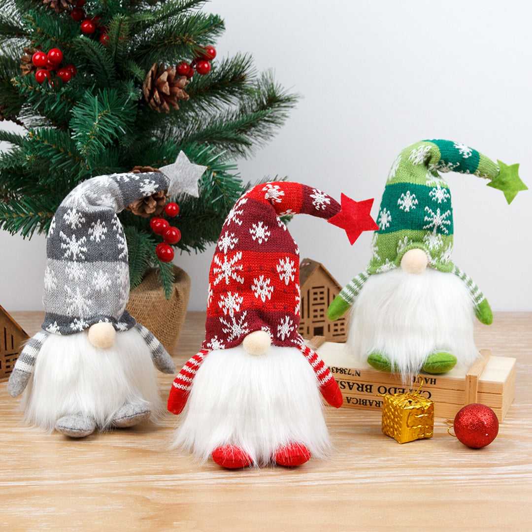 Gnome de Noël illuminé