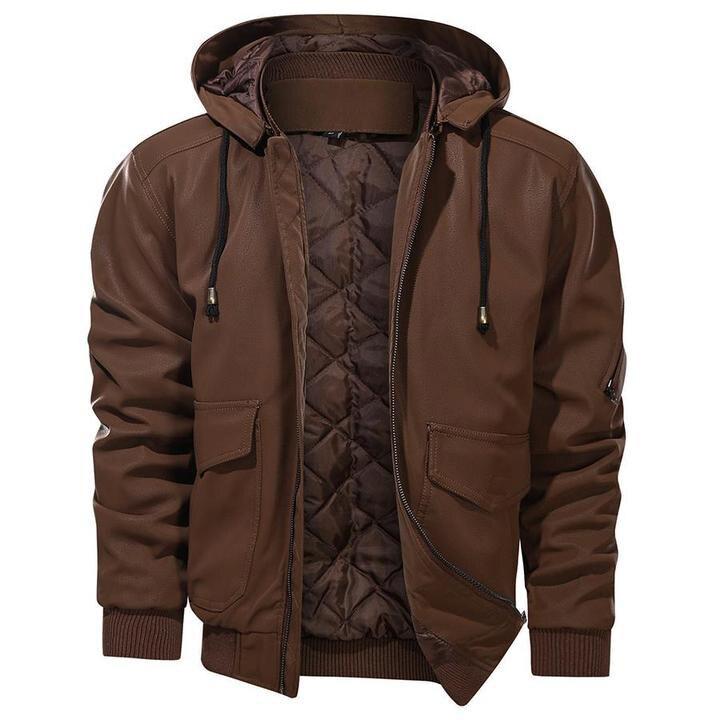 Veste en faux cuir