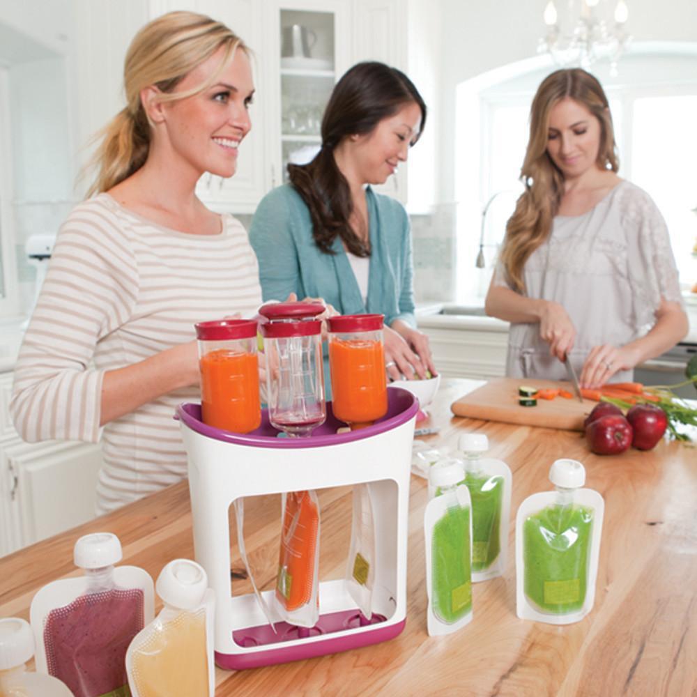 Station de pressage d'aliments pour enfants