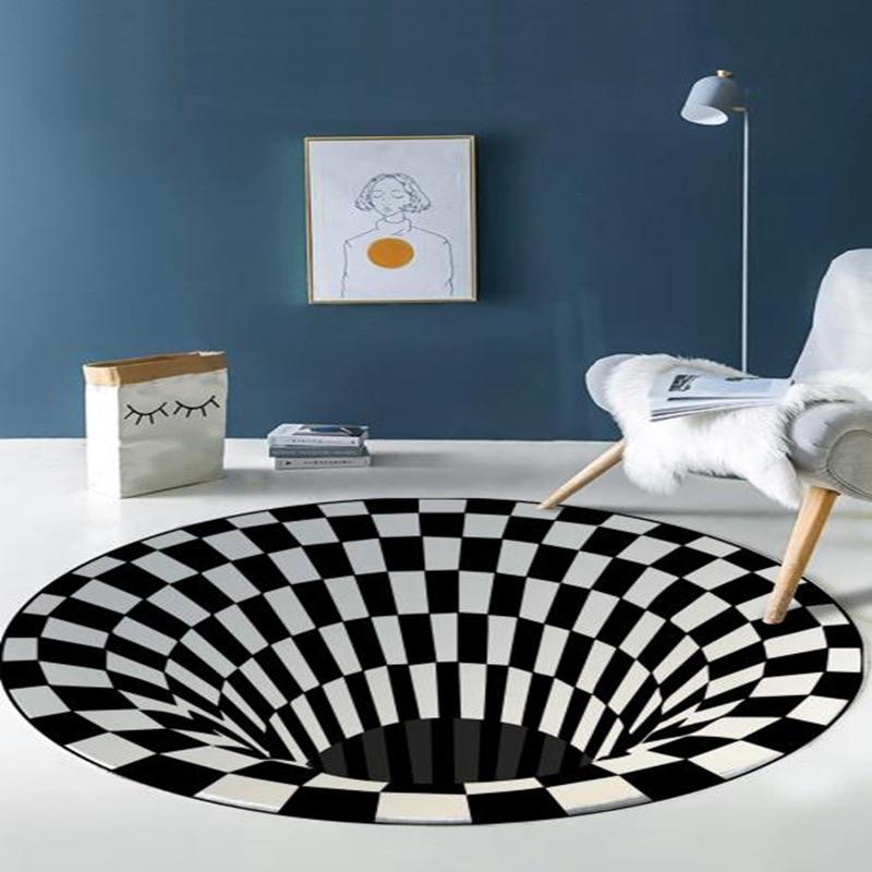 Tapis Virtex illusion - Tapis 3D pour un espace de vie plus ludique !