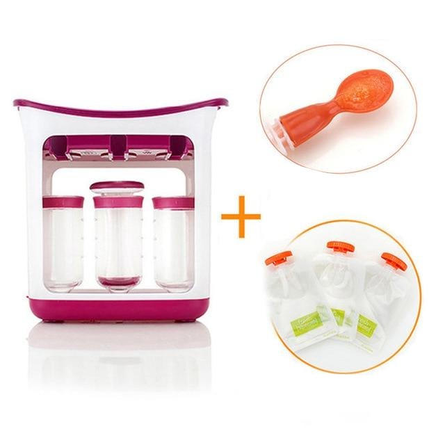 Station de pressage d'aliments pour enfants