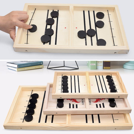 Jeu de hockey en bois