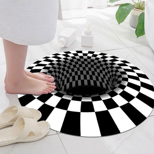 Tapis Virtex illusion - Tapis 3D pour un espace de vie plus ludique !