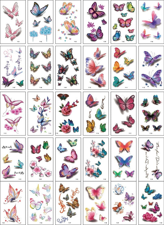 Stickers de tatouage 3D