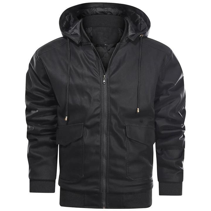 Veste en faux cuir
