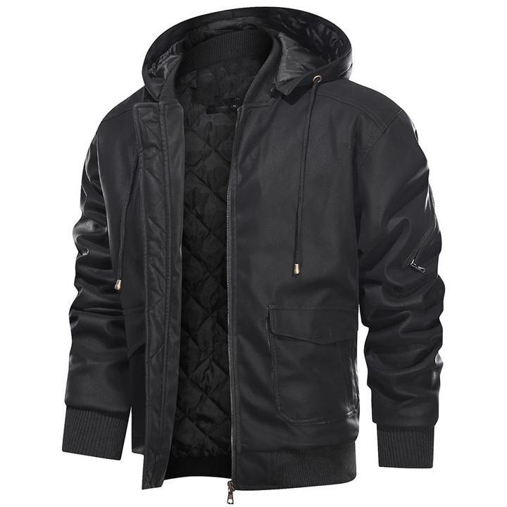 Veste en faux cuir