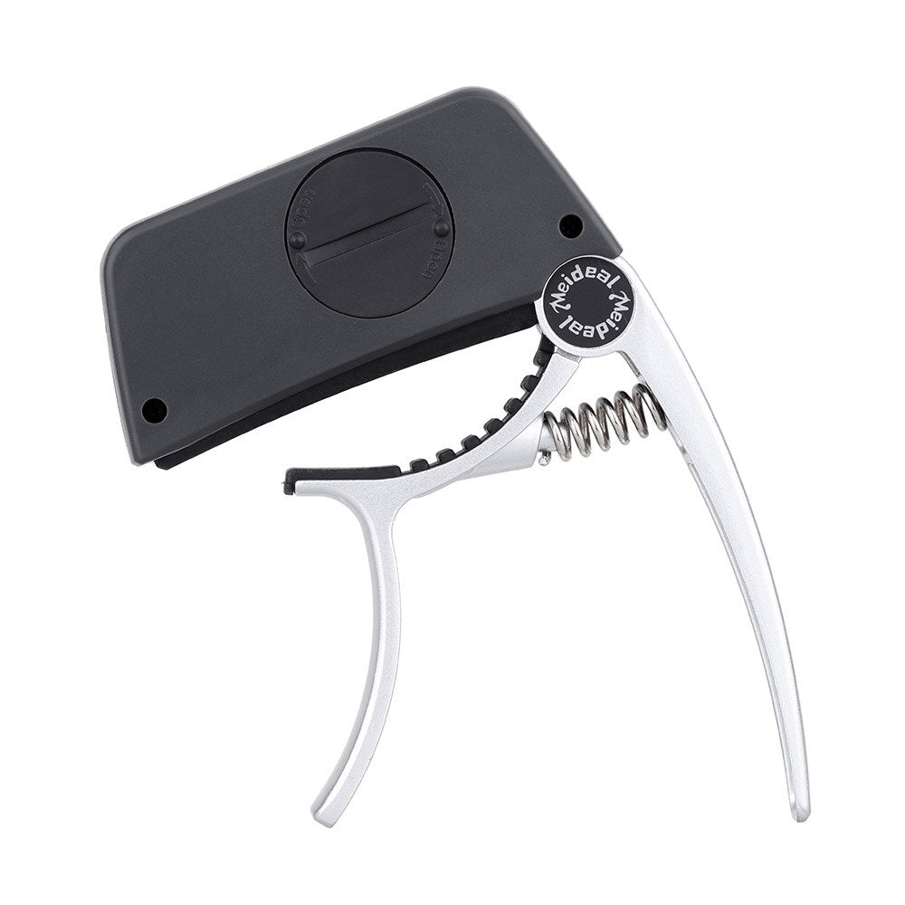 Capo et accordeur pour guitare 2-en-1