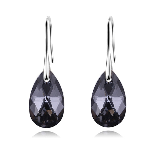 Boucles d'oreilles en cristal en forme de goutte d'eau