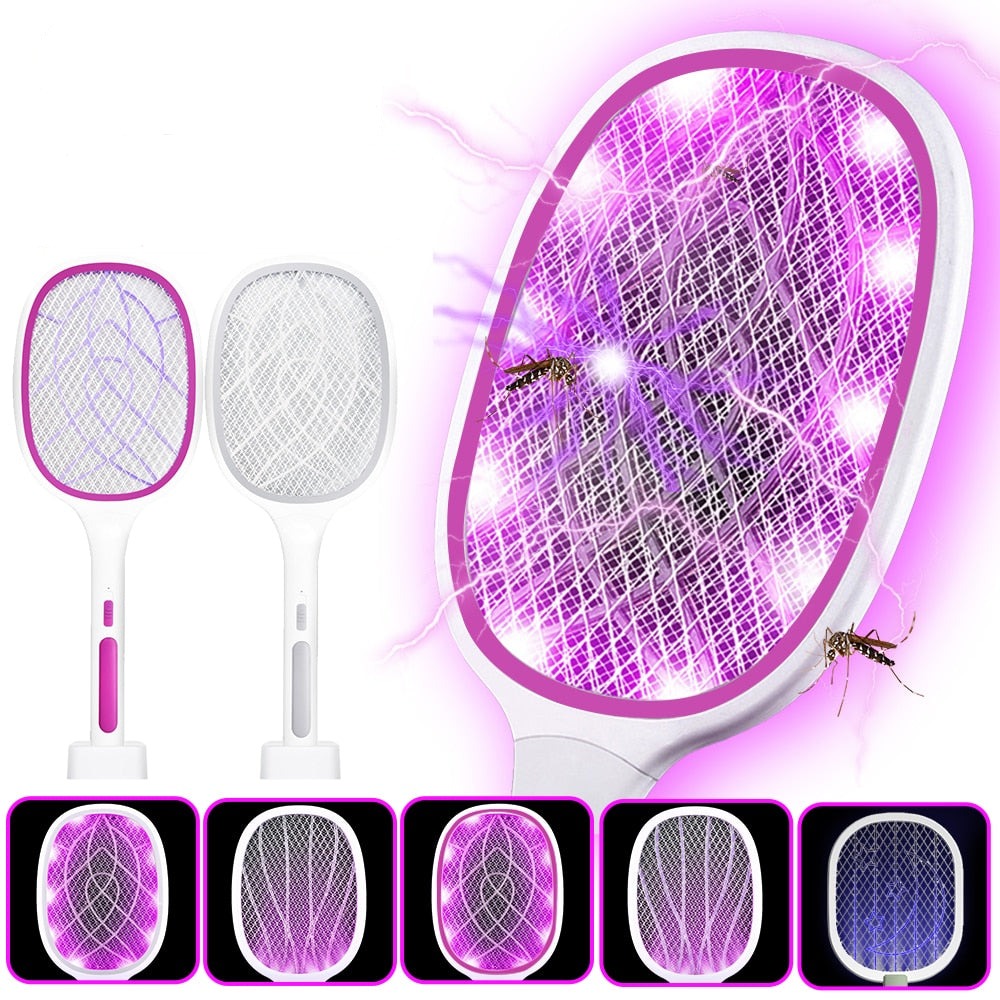 Lampe électrique anti-moustiques 2 en 1