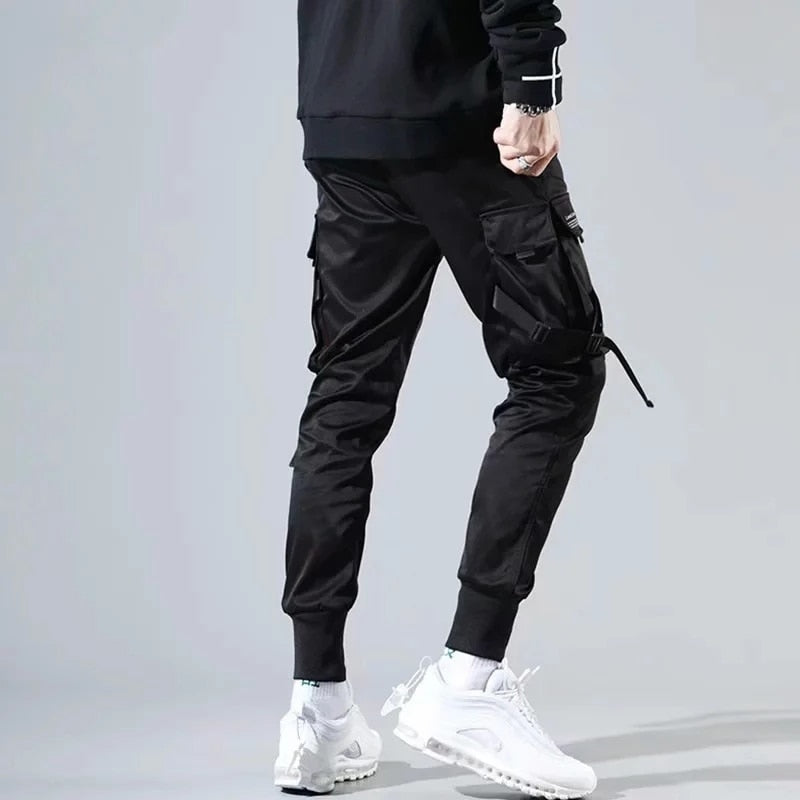 Pantalon cargo multi-poches Hip Hop