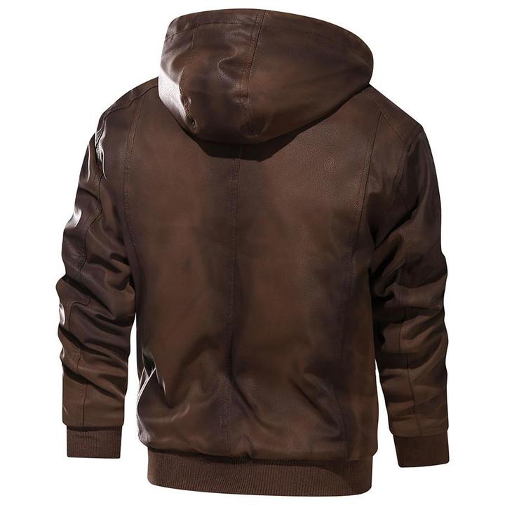 Veste en faux cuir