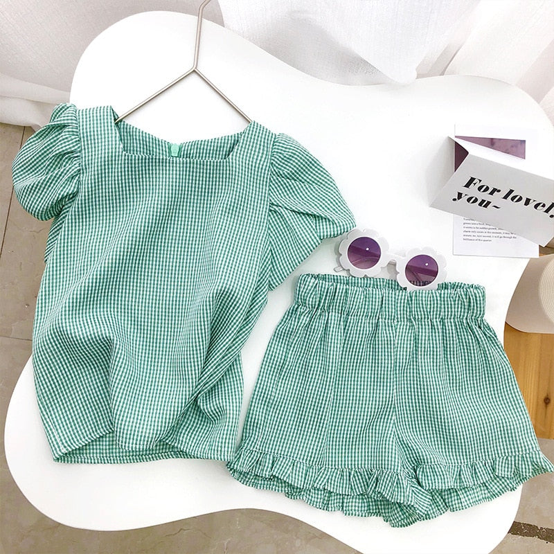 Ensemble chemise et short pour enfants