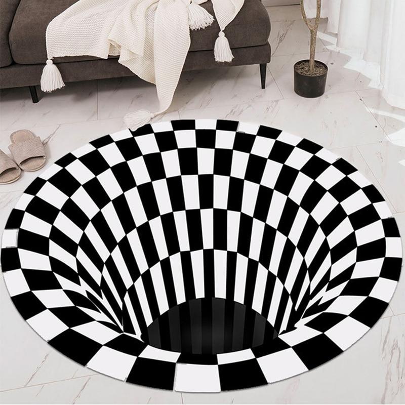 Tapis Virtex illusion - Tapis 3D pour un espace de vie plus ludique !