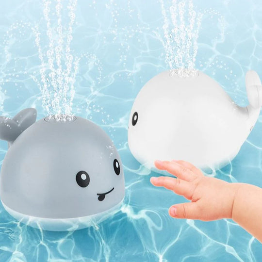 Jouets de bain baleine à jet d'eau