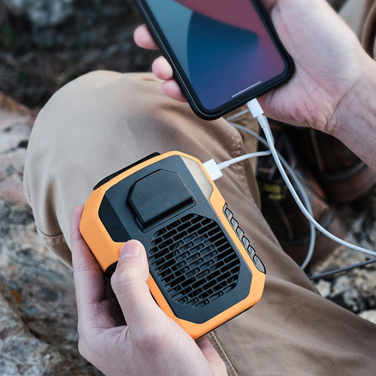 Ventilateur portable à pince pour la taille