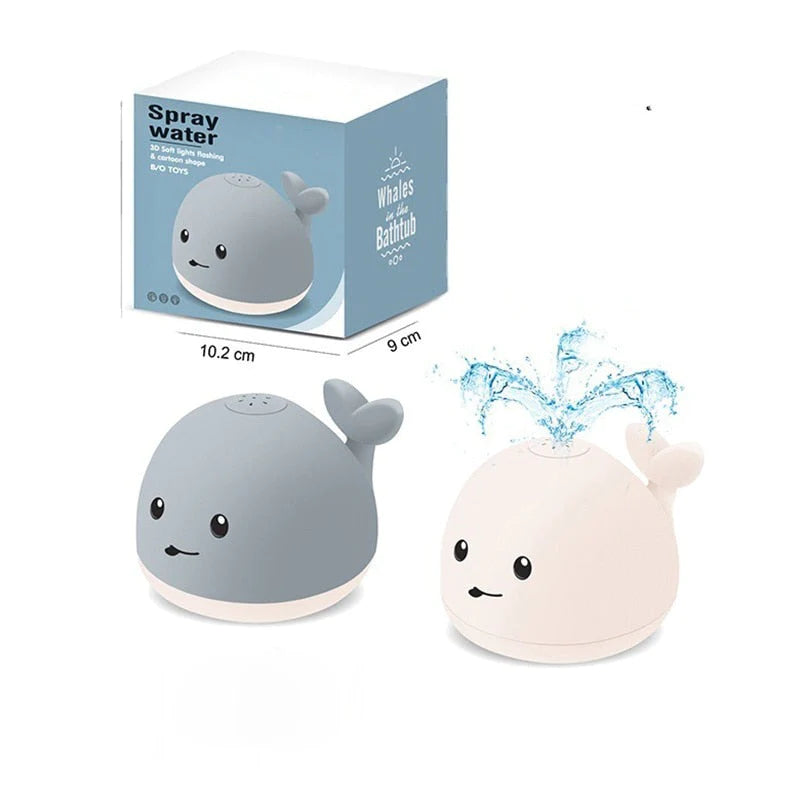 Jouets de bain baleine à jet d'eau