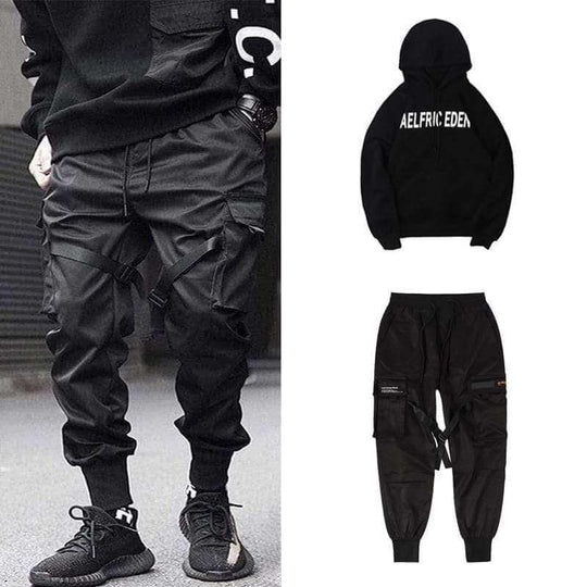 Pantalon cargo multi-poches Hip Hop