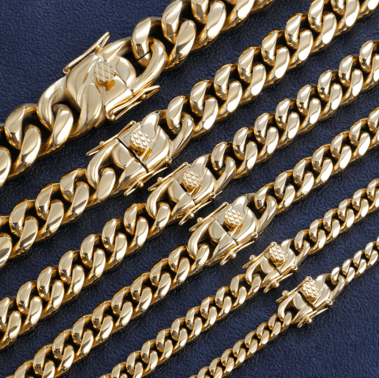 Collier à maillons cubains