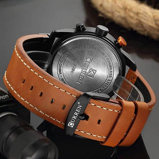 CURREN Chronographe Montre-bracelet pour homme