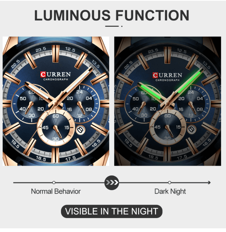 Montre chronographe Curren Business