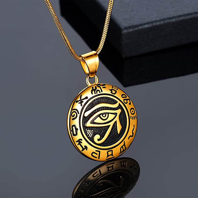 Pendentif œil d'Horus de l'Égypte ancienne